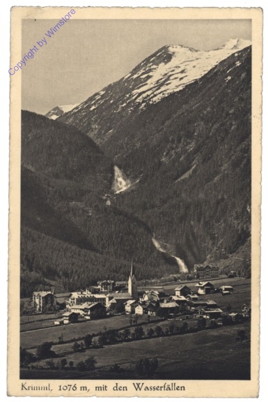 Krimml, mit den Wasserfällen