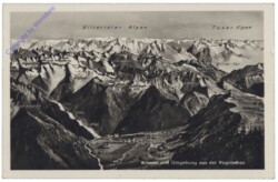 Krimml, und Umgebung aus der Vogelschau