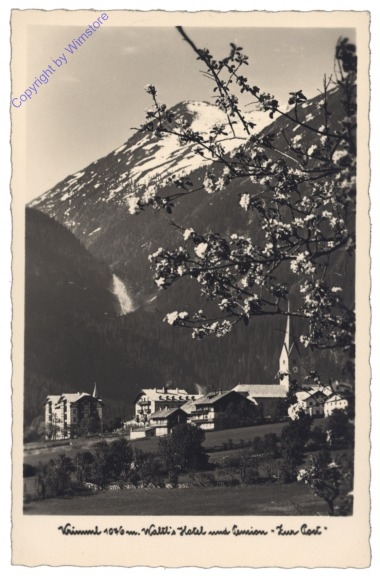 ak121843 Krimml, Waltl's Hotel und Pension "Zur Post"