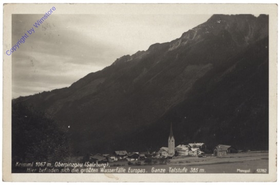 ak121846 Krimml, Ortsansicht