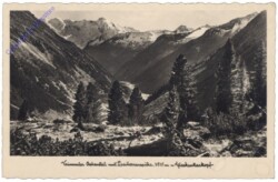 Krimml, Krimmler Achental mit Dreiherrenspitze u. Glockenkarkopf