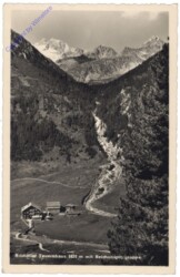 Krimml, Krimmler Tauernhaus mit Reichenspitzgruppe