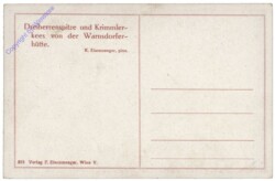 Krimml, Dreiherrenspitze und Krimmlerkees von der Warnsdorferhütte