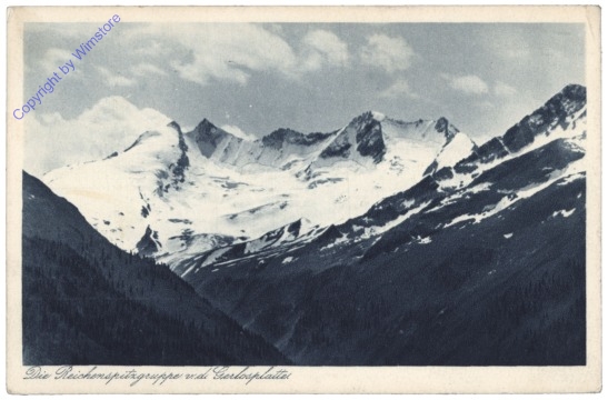 Krimml, Die Reichenspitzgruppe v.d. Gerlosplatte