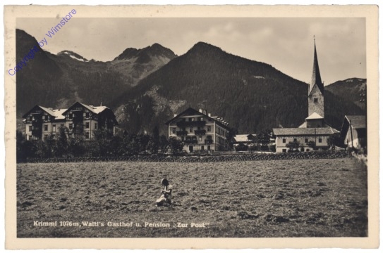 ak121866 Krimml, Waltl's Gasthof und Pension "Zur Post"