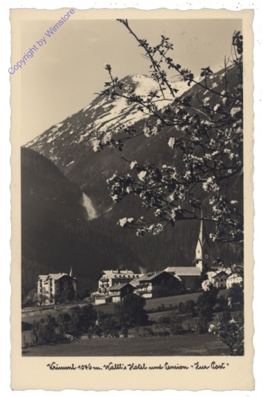 ak121869 Krimml, Waltl's Hotel und Pension "Zur Post"