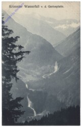 Krimml, Krimmler Wasserfall v.d. Gerlosplatte