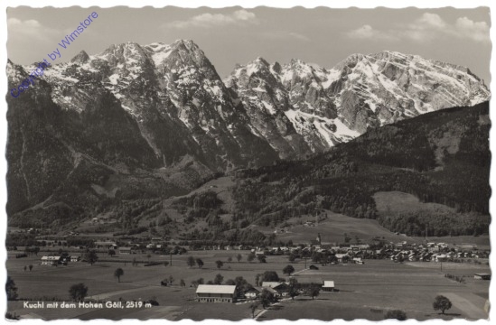 ak121872 Kuchl, mit dem Hohen Göll