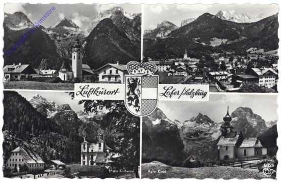 ak121880 Lofer, Multiansicht