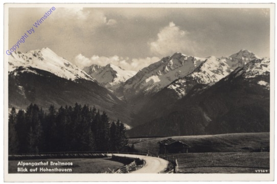 ak121969 Mittersill, Alpengasthof Breitmoos, Blick auf Hohenthauern