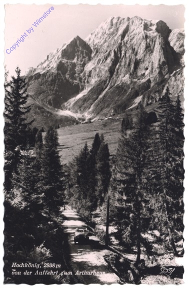 Mühlbach am Hochkönig, Hochkönig von der Auffahrt zum Arthurhaus