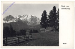 Mühlbach am Hochkönig, Bllick zum Hochkönig