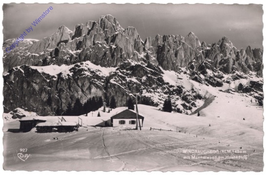 Mühlbach am Hochkönig, Windraucheggalm mit Manddlwand