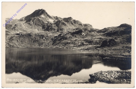 Radstädter Tauern, Grünwaldsee u. Seekarspitze