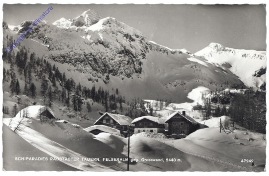 Radstädter Tauern, Felseralm geg. Steinfeldspitze