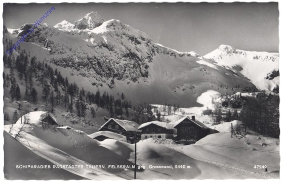 Radstädter Tauern, Felseralm geg. Großwand