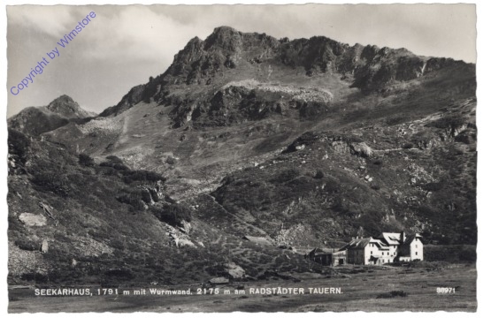 Radstädter Tauern, Seekarhaus mit Wurmwand