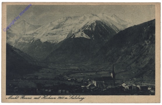 Rauris, Markt Rauris mit Hocharn