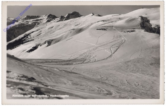 ak122144 Saalbach-Hinterglemm, Abfahrt vom Reichkendl-Hochalmspitz