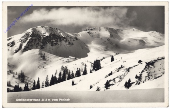 Saalbach-Hinterglemm, Schönhoferwand vom Penhab