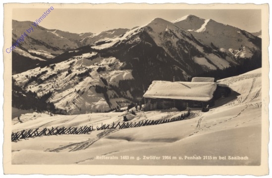 Saalbach-Hinterglemm, Reiteralm g. Zwölfer u. Penhab