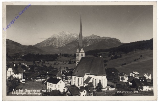Saalfelden, Alm mit den Leoganger Steinbergen