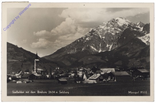 Saalfelden, mit dem Birnhorn