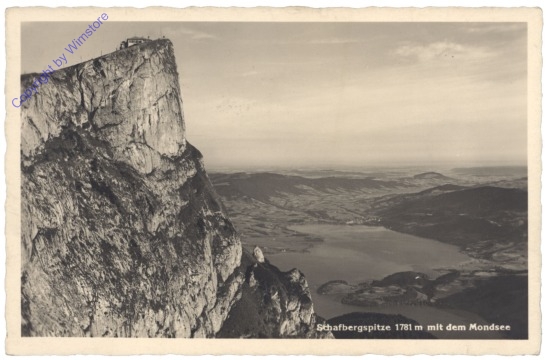 Schafberg, Schafbergspitze mit dem Mondsee