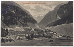 Schwarzach, Tauernbahn, Eingang in's Anlauftal
