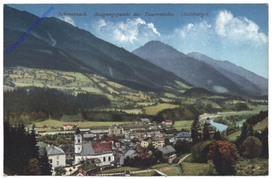 Schwarzach, Ausgangspunkt der Tauernbahn