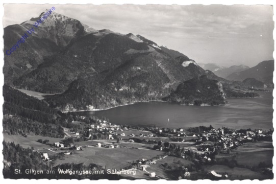 St. Gilgen, mit Schafberg