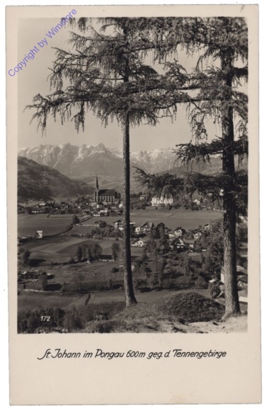 St. Johann im Pongau, geg. d. Tennengebirge