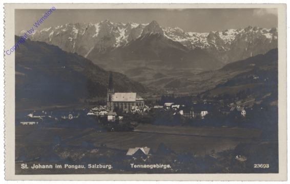 ak122290 St. Johann im Pongau, Ortsansicht