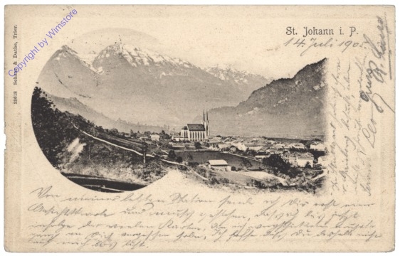 ak122304 St. Johann im Pongau, Ortsansicht