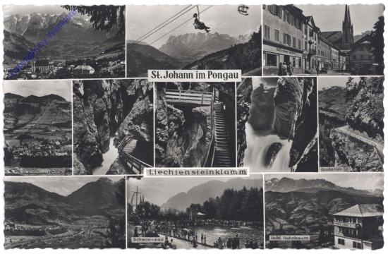 ak122305 St. Johann im Pongau, Multiansicht