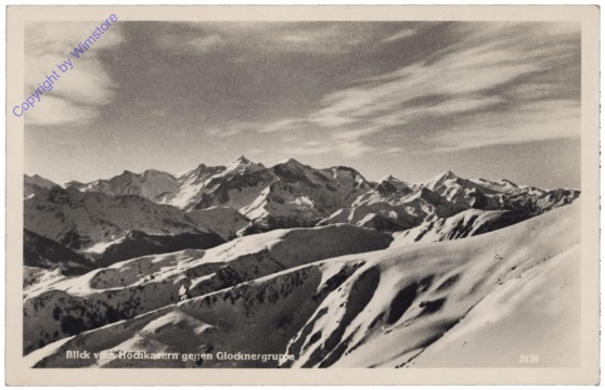 Taxenbach, Blic vom Hochkasern gegen Glocknergruppe