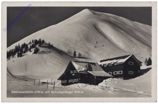 Untertauern, Südwienerhütte mit Spirzingerkogel