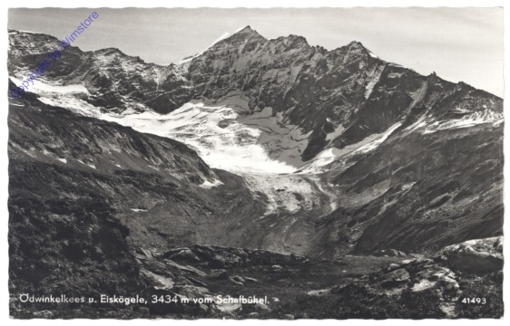 ak122389 Uttendorf, Ödwinkelkees u. Eiskögele vom Schafbühel