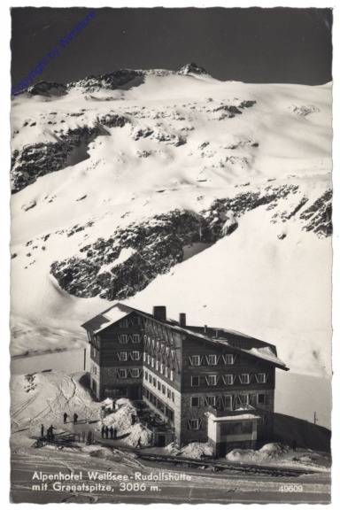 ak122400 Uttendorf, Alpenhotel Weißsee - Rudolfshütte mit Granatspitze