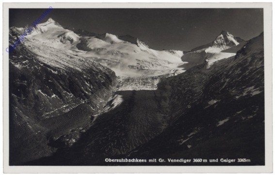 ak122407 Venediger-Gruppe, Obersulzbachkees mit Gr. Venediger und Geiger