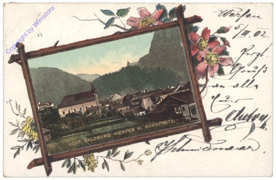 ak122454 Werfen, mit Bergfeste