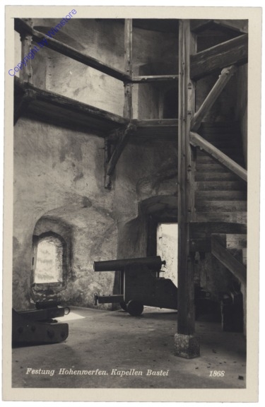 Werfen, Festung Hohenwerfen, Kapellen Bastei