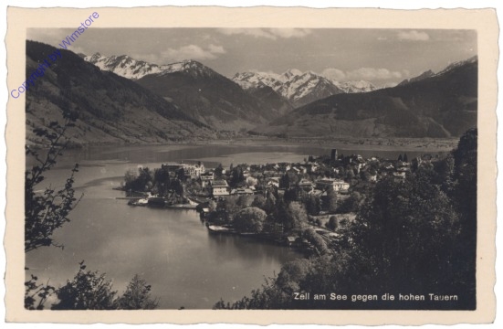 Zell am See, gegen die hohen Tauern