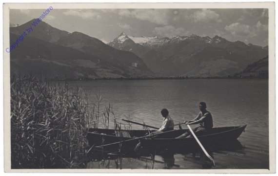 ak122519 Zell am See, Zellersee geg. d. Hohen Tauern