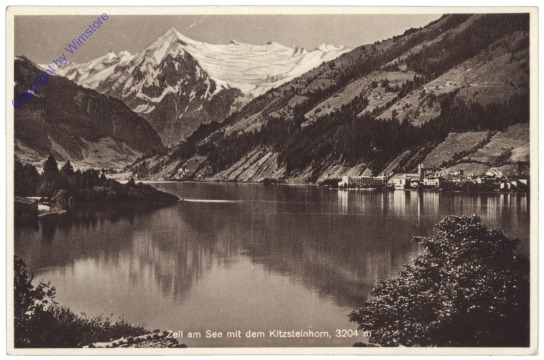 ak122525 Zell am See, mit dem Kitzsteinhorn
