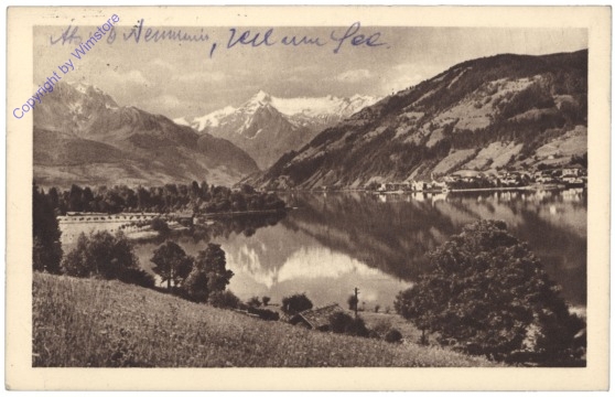 ak122529 Zell am See, gegen Kitzsteinhorn