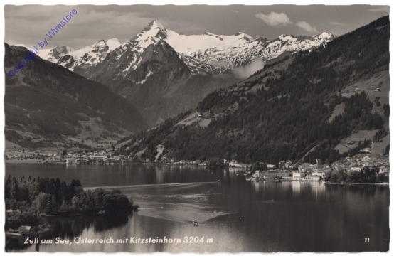 ak122533 Zell am See, mit Kitzsteinhorn