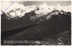 Zell am See, Schmittenhöhe mit Berghotel geg. Großglockner u. Kitzsteinhorn