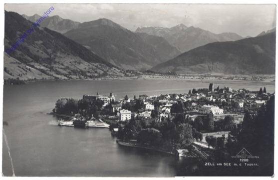 ak122548 Zell am See, Ortsansicht