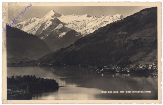 ak122560 Zell am See, mit dem Kitzsteinhorn